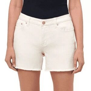 Women's Seven7 White Denim Shorts